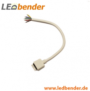 LED Adapter mit Verbindungskabel Controller / offenes Kabelende RGBW 10mm