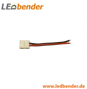 LED Adapter mit Verbindungskabel Strip / offenes Kabelende 8mm 9,6W