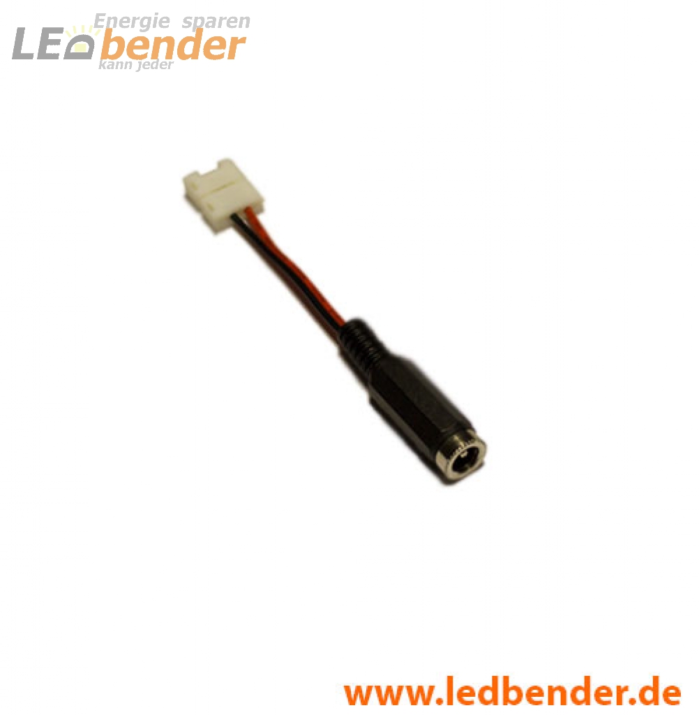 LED Adapter mit Verbindungskabel Strip 8mm / Netzteil 4,8W