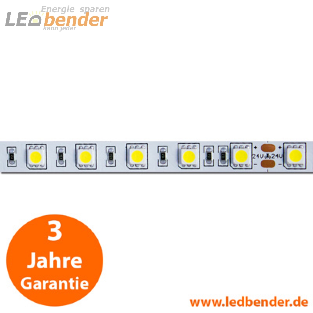 Flexibler LED Strip 24V 14,4W IP20 kaltweiß