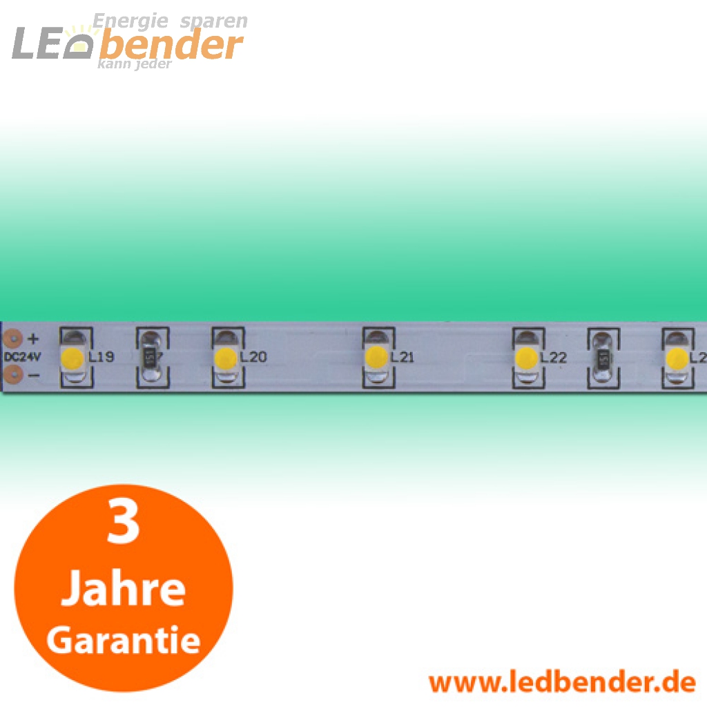 Flexibler LED Strip 24V 4,8W IP68 grün