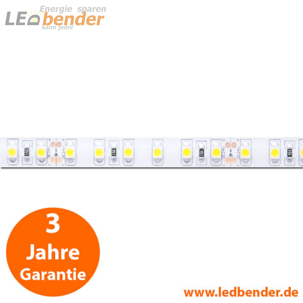 Flexibler LED Strip 24V 9,6W IP68 kaltweiß