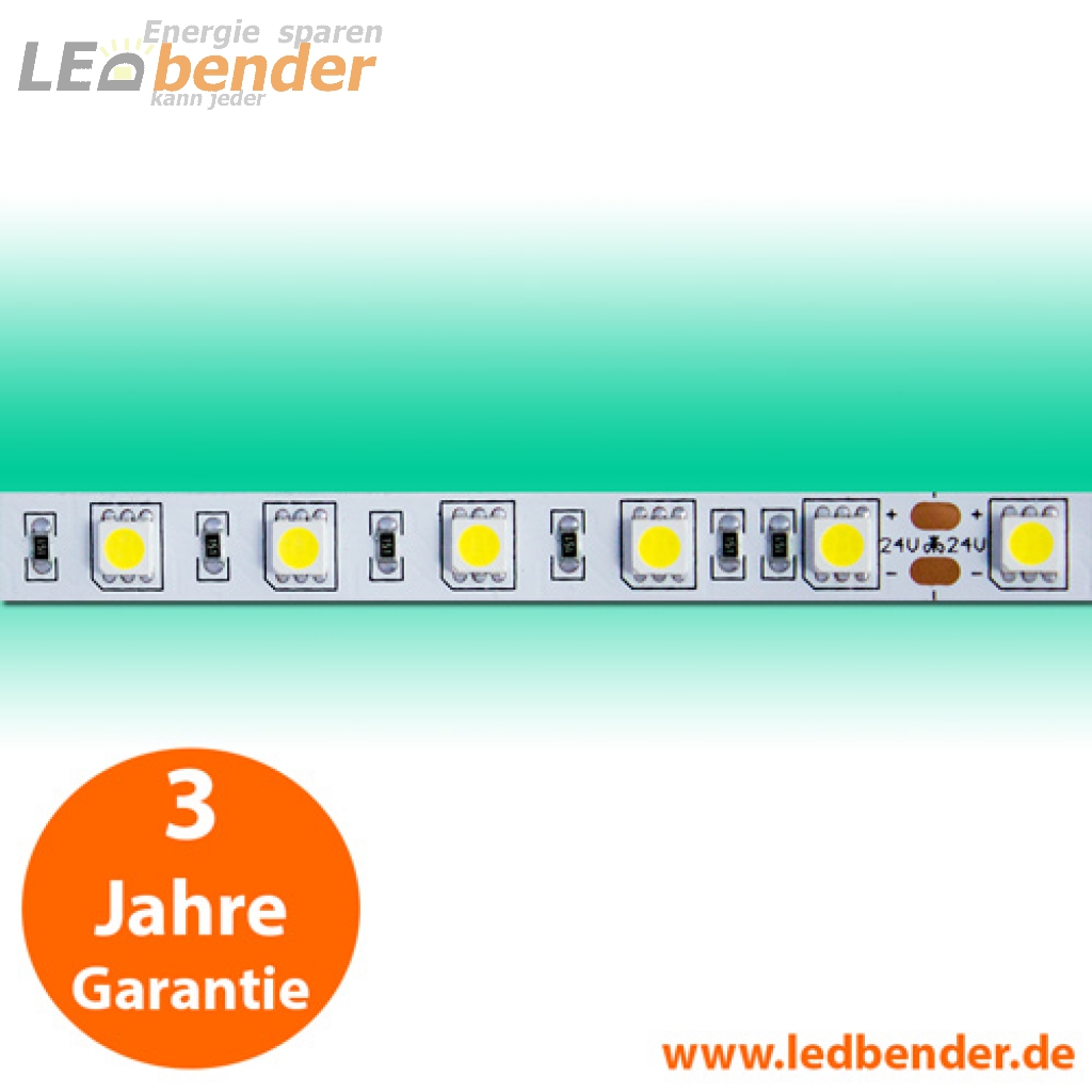 Flexibler LED Strip 12V 14,4W IP65 grün