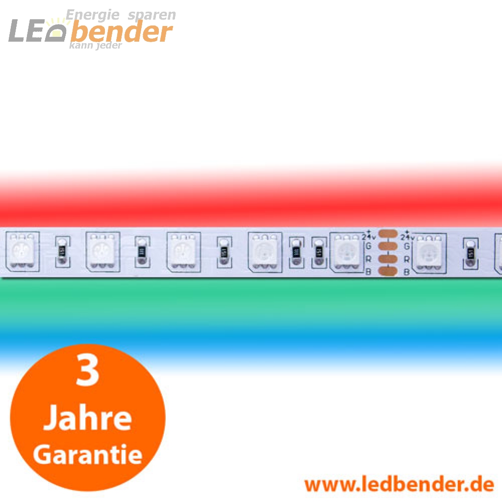 Flexibler LED Strip 24V 14,4W IP65 RGB
