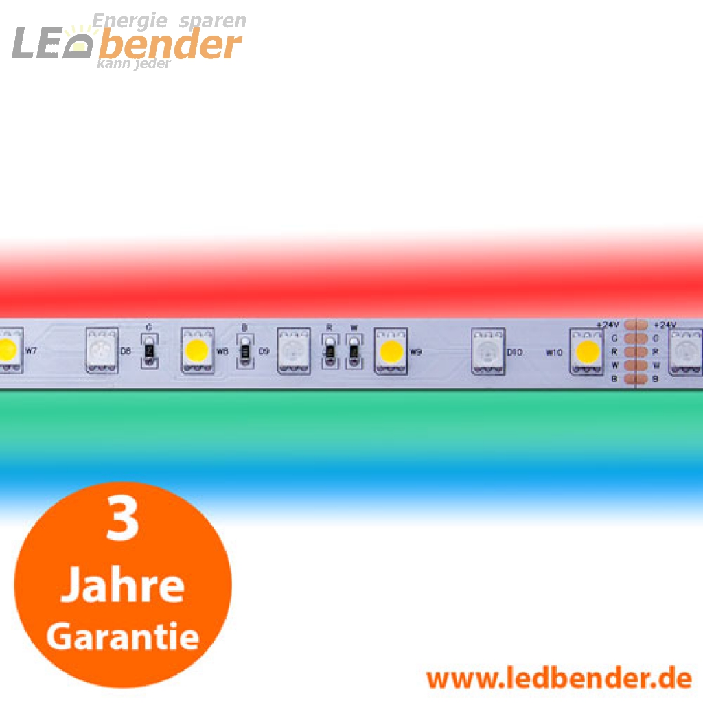 Flexibler LED Strip 24V 14,4W IP68 RGBWW