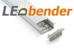 LED Aluprofil für LED Strips mit Diffusor LB-AP13 Länge 2m